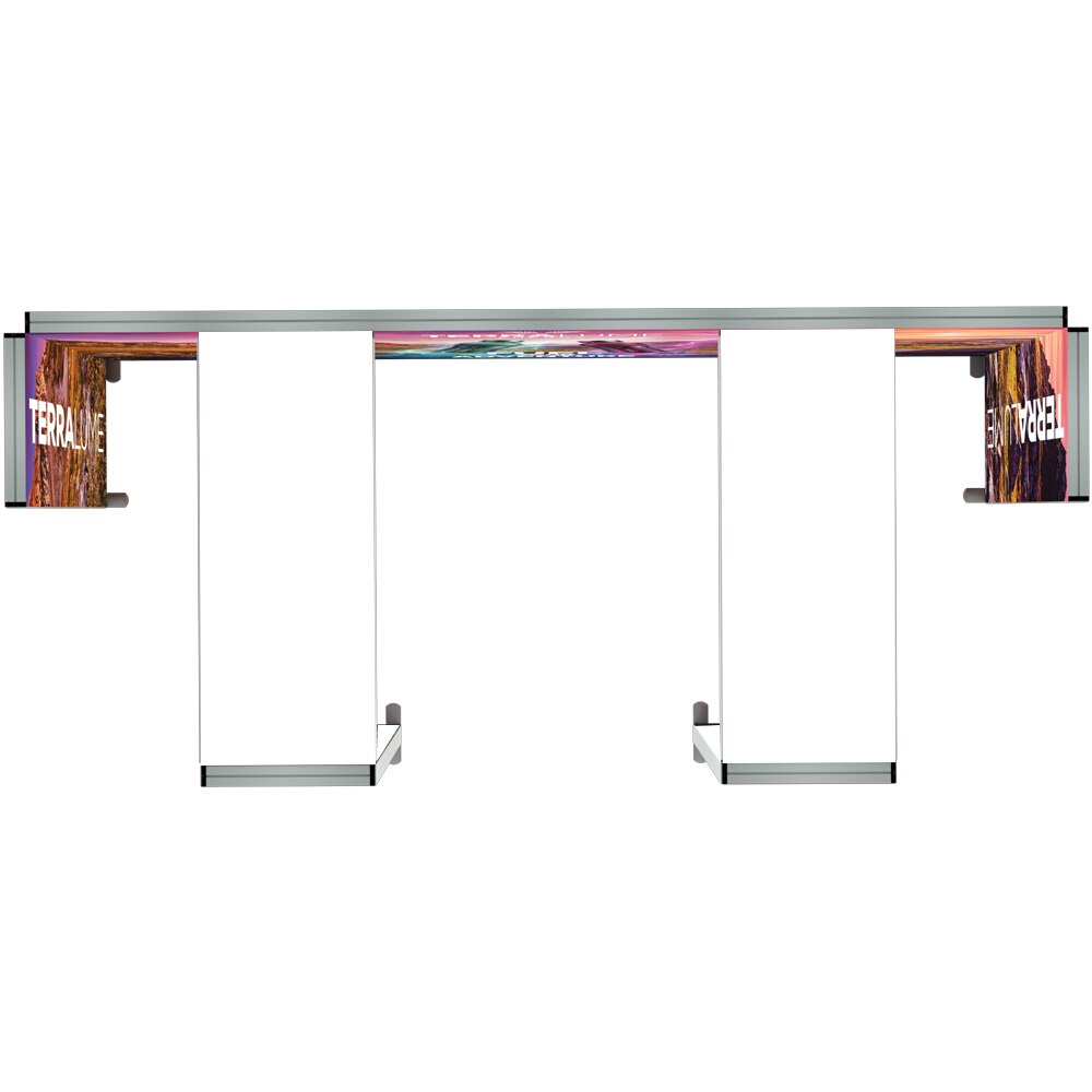 Showbird 120 20 x 10 Configuration G — Single Sided Graphic Package